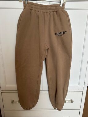 Comfort Women's Track Joggers - Brown